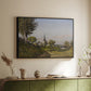 Village Landscape with Church, 1891 - Floater Framed Canvas Print
