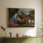 The Holy Family with a Shepherd, c. 1510 - Floater Framed Canvas Print