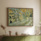 The Large Plane Trees (Road Menders at Saint-Rémy), 1889 - Floater Framed Canvas Print