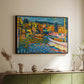 Study for Autumn Landscape with Boats, 1908 - Floater Framed Canvas Print