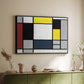 Composition with Yellow, Red, Black, Blue, and Gray, 1920 - Floater Framed Canvas Print