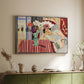 Woman with Anemones (Femme et anémones), c. 1920-1921 - Floater Framed Canvas Print