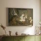 The Visit to the Nursery, c. 1775 - Floater Framed Canvas Print