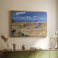 Wheat Field with Reaper, Auvers, 1888 - Floater Framed Canvas Print