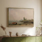 The Stranded Boat, 1863 - Floater Framed Canvas Print