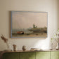 The Stranded Boat, 1863 - Floater Framed Canvas Print