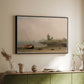 The Stranded Boat, 1863 - Floater Framed Canvas Print
