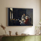 Girl Interrupted at Her Music, c. 1658-1659 - Floater Framed Canvas Print