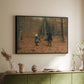 The Woodman and his Children, 1886 - Floater Framed Canvas Print