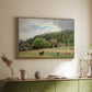 Farm with Grazing Cows (Bondegård med beitende kuer), 1892 - Floater Framed Canvas Print