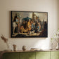 David with Goliath's Head in front of Saul, for Rembrandt, 1627 - Floater Framed Canvas Print
