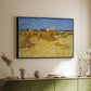 Wheat Field with Sheaves (Harvest in Provence), 1888 - Floater Framed Canvas Print