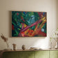 The Monkey, 1912 - Floater Framed Canvas Print