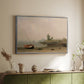 The Stranded Boat, 1863 - Floater Framed Canvas Print