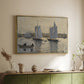 Two Schooners, Gloucester, c. 1880 - Floater Framed Canvas Print