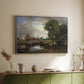 Dedham Lock and Mill, c. 1820 - Floater Framed Canvas Print