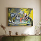 Still Life with Cat and Lobster, 1962 - Floater Framed Canvas Print
