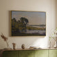 Landscape with a River, 1892 - Floater Framed Canvas Print