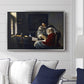 Girl Interrupted at Her Music, c. 1658-1659 - Floater Framed Canvas Print