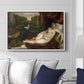 Venus with an Organist and a Dog, c. 1550 - Floater Framed Canvas Print