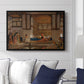 A Lady Receiving Visitors (The Reception), 1873 - Floater Framed Canvas Print