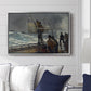 The Signal of Distress, c. 1896 - Floater Framed Canvas Print