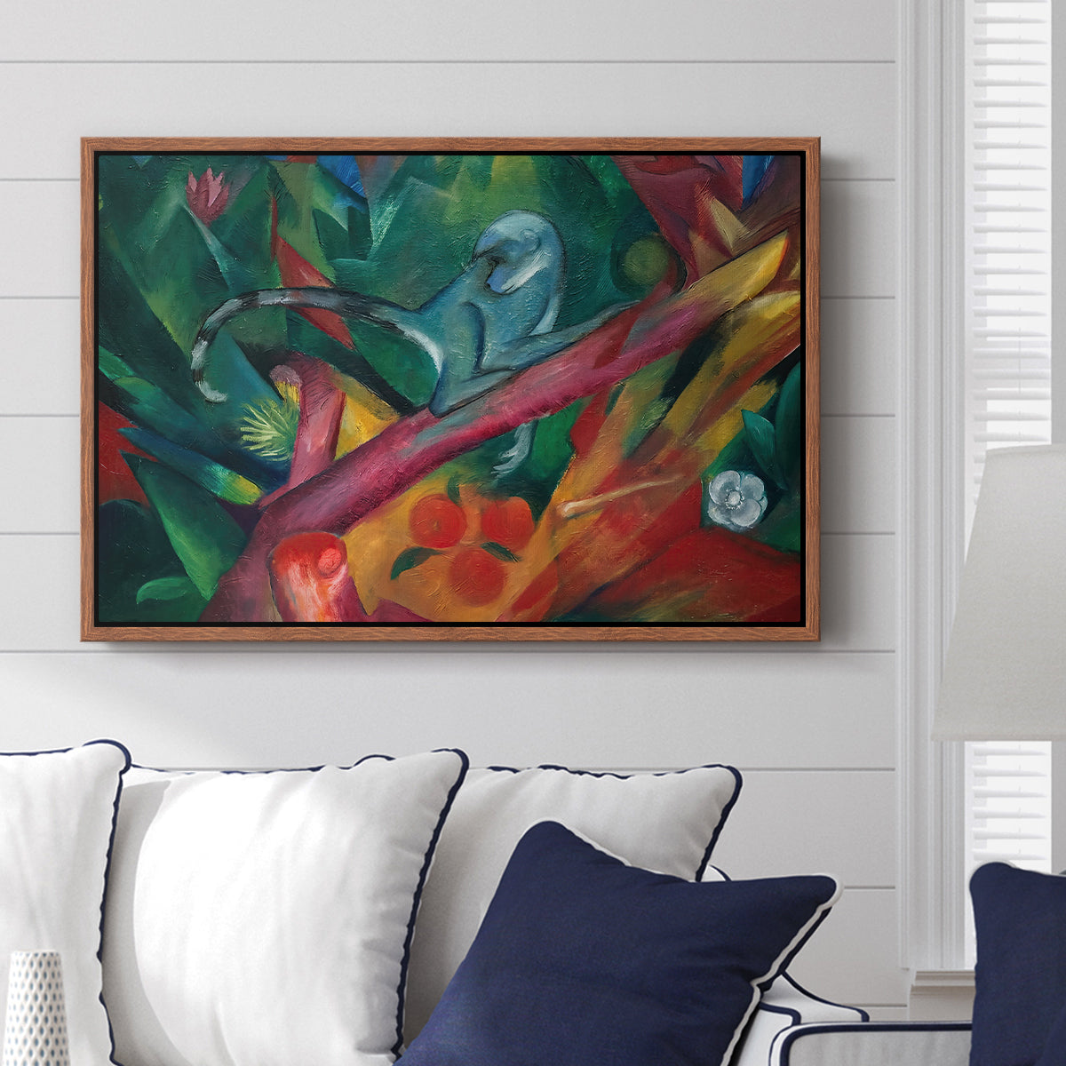 The Monkey, 1912 - Floater Framed Canvas Print