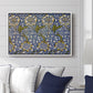 Kennet - Indigo/Gold, 1883 - Floater Framed Canvas Print