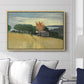 Fields of Wheat in Cagnes, 1918 - Floater Framed Canvas Print