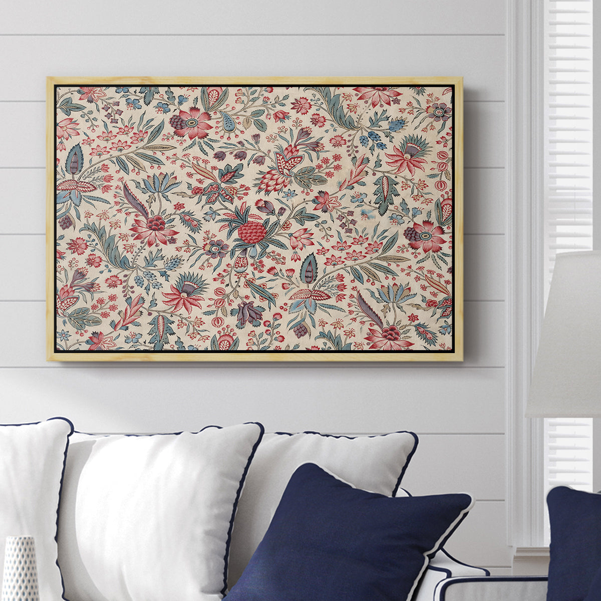Anaras - Cream, c. 1775-1800 - Floater Framed Canvas Print