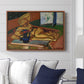 Sculpture and Persian Vase (The Bronze Figure), 1908 - Floater Framed Canvas Print