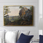 Landscape with the Balbersteine near Miesenbach, 1839 - Floater Framed Canvas Print