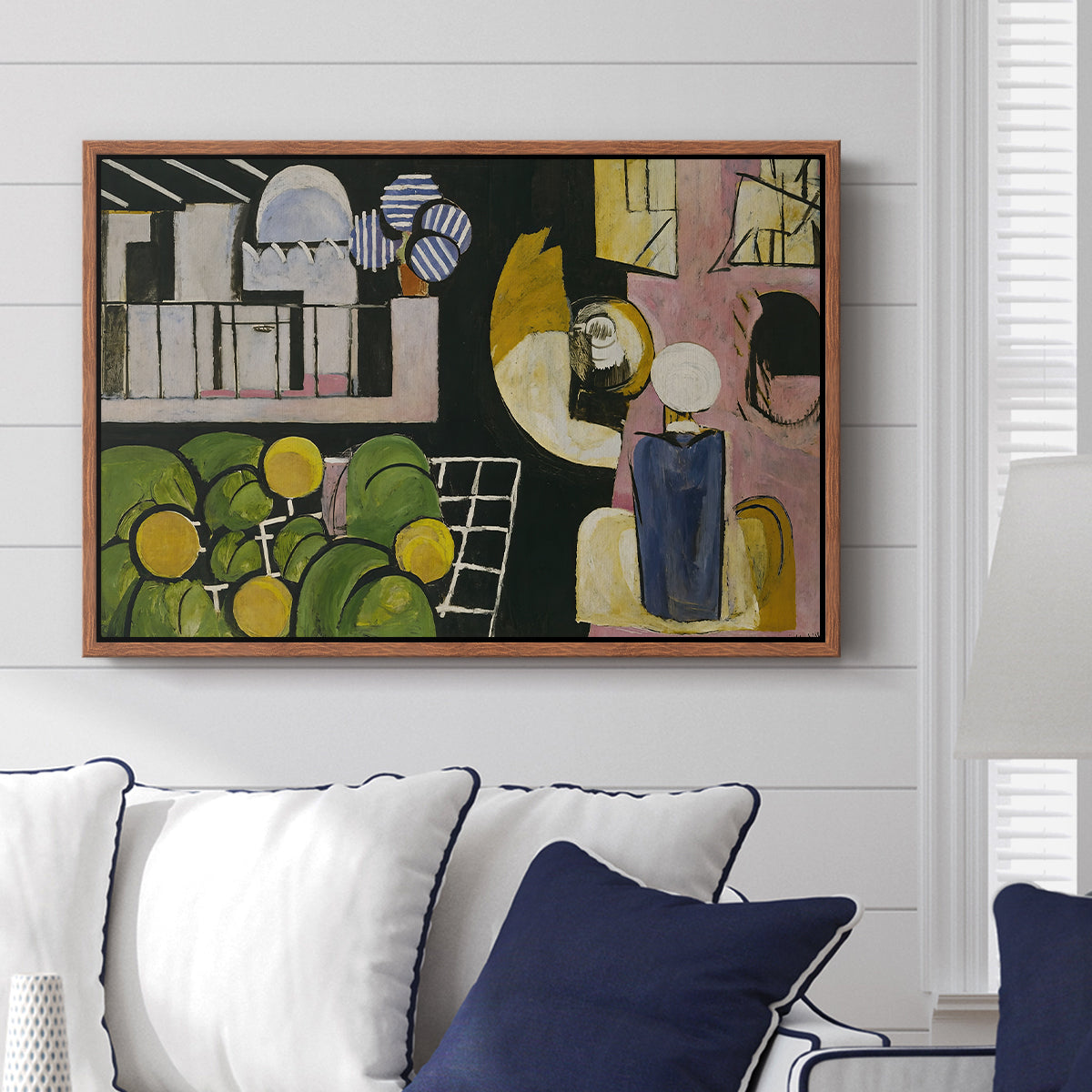 The Moroccans, c. 1915-1916 - Floater Framed Canvas Print