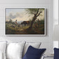 Shepherd with Billy Goat, c. 1830 - Floater Framed Canvas Print