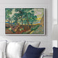 The Garden of Saint-Paul Hospital, 1889 - Floater Framed Canvas Print