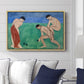 Game of Bowls, 1908 - Floater Framed Canvas Print