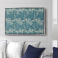 Tulip (Teal), 1875 - Floater Framed Canvas Print