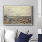 View from Montmartre, 1886 - Floater Framed Canvas Print
