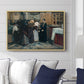 Kissing the Relic, 1893 - Floater Framed Canvas Print