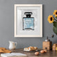 Blue Wash Perfume - Premium Framed Print - Distressed Barnwood Frame - Ready to Hang