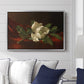 Magnolia on Red Velvet, c. 1885-1890 - Floater Framed Canvas Print