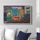 Interior with Aubergines, 1911 - Floater Framed Canvas Print