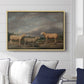 Ryelands Sheep, the King's Ram, the King's Ewe and Lord Somerville's Wether, c. 1801-1807 - Floater Framed Canvas Print