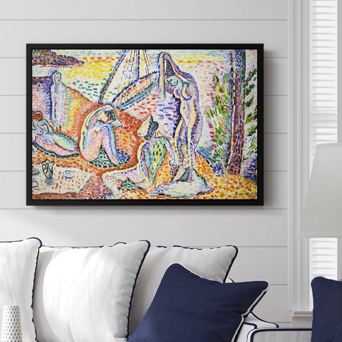 Luxe, Calme et Volupté, 1904 - Floater Framed Canvas Print