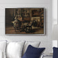 The Studio of Ferdinand De Braekeleer I, Father of the Painter, c. 1873-1885 - Floater Framed Canvas Print