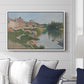 Les Andelys, Côte d'Aval, 1886 - Floater Framed Canvas Print