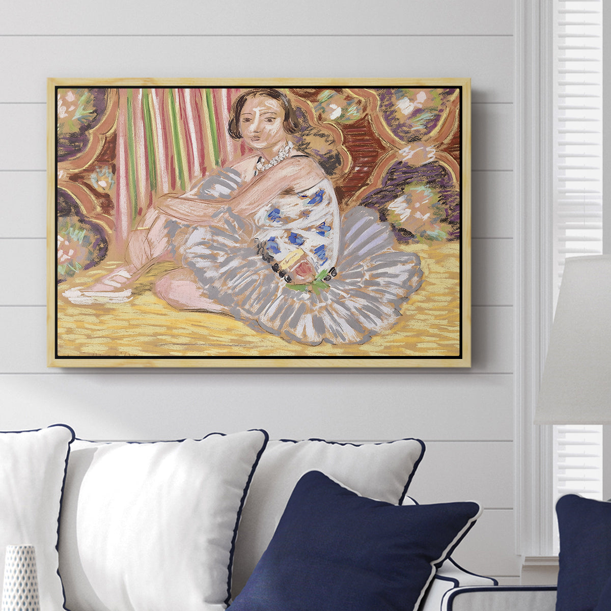 The Dancer (La danseuse), c. 1927 - Floater Framed Canvas Print