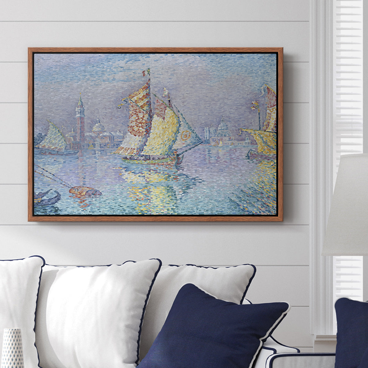 Venice, the Yellow Sail, 1904 - Floater Framed Canvas Print
