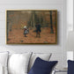 The Woodman and his Children, 1886 - Floater Framed Canvas Print