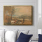Lulworth Castle, Dorset, c. 1820 - Floater Framed Canvas Print